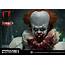 High Definition Bust IT Film Pennywise Head Set By Prime 1 Studio