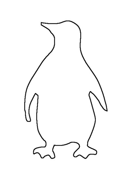 Penguin Template For Kids