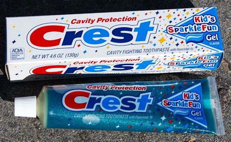 Kids Sparkle Fun Crest Toothpaste Nostalgia