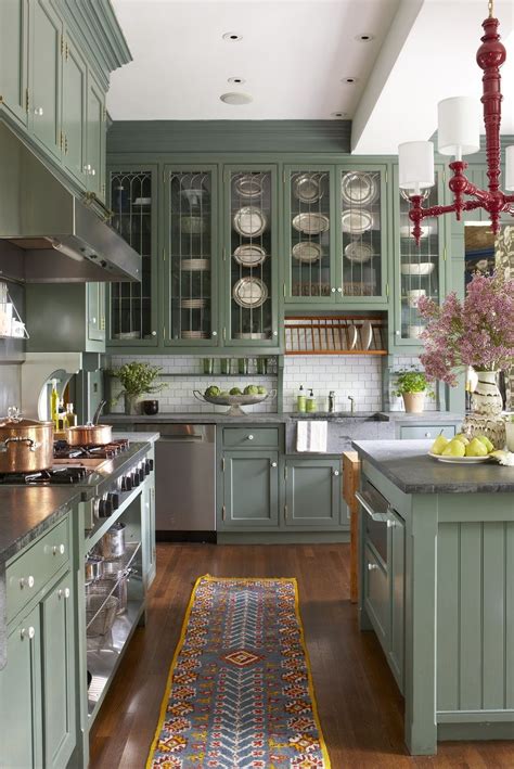 Bringing A Fresh Look To Your Kitchen With Mint Green Cabinets Kitchen Cabinets