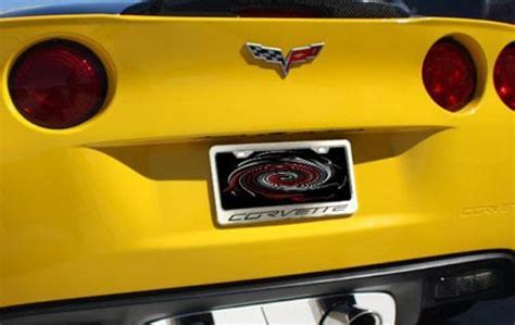 C6 Corvette American Car Craft Chrome License Plate Frame