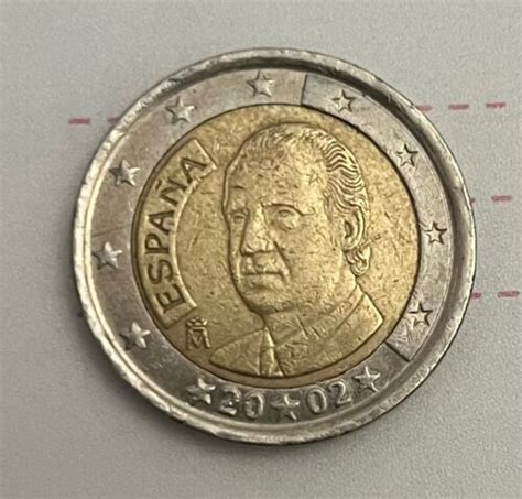 2 Euro Coin Spain 2002 With Misprint Ebay