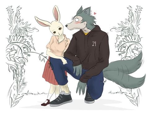 Wolf And Bunny By Walloruss On Deviantart Anime Bunny Artwork Cute
