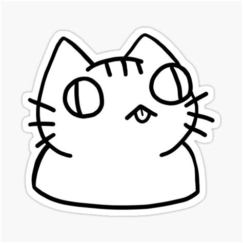 Cute Derpy Cat Drawing Doubutsu Wallpaper