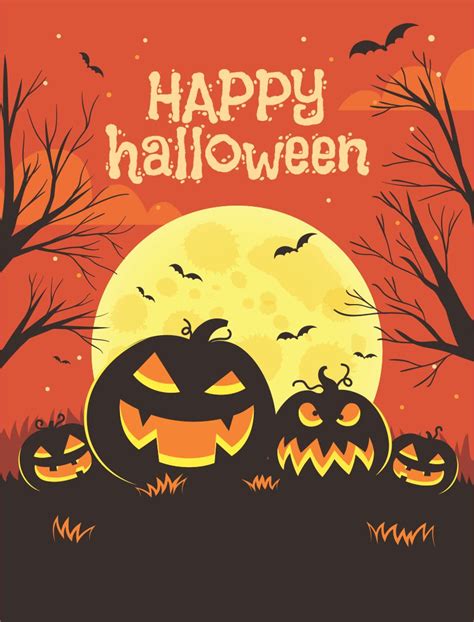 7 Best Printable Halloween Flyer Templates