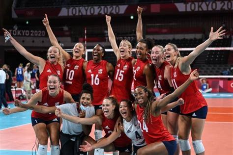 Twitter Shocked As Us Womens Volleyball Team Battles Through A Mid