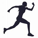 Silhouette Silueta Mujer Female Corriendo Running Atleta