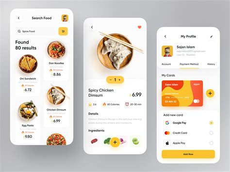 Food Delivery App By Sajon Uidesign Uiux Food Delivery App Food