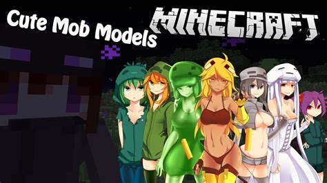 El Mod Mas Sexy Y Peligroso Yarr Cute Mob Models Mod Para Minecraft 111 Y 1112 Youtube