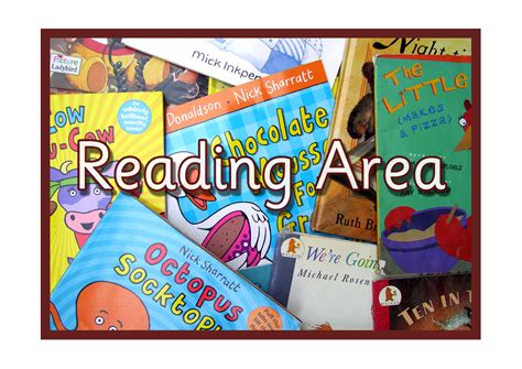 Reading Area Classroom Sign Teachingresources Teaching Resources
