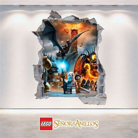 🥇 Decorative Vinyl 3d Lord Of The Rings Lego