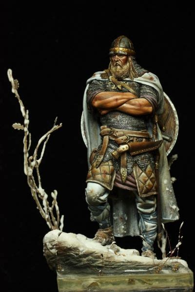 Viking Warrior Figurine By Pegaso Models 90mm