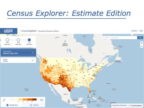 New “census Explorer Estimate Edition” Launches