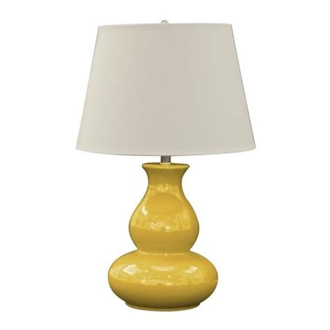Renwil Sunrise Table Lamp In Mustard Yellow Lpt607