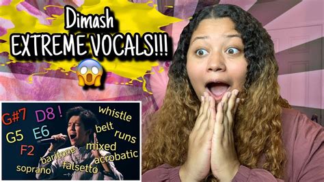 Dimash Extreme Vocals For Male Voices Reaction Youtube