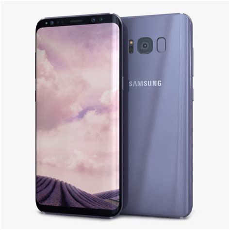 Samsung Galaxy S8 Plus Orchid Gray 3d 3d Model