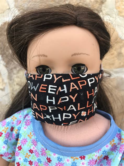 No Tie Doll Mask For 18 Doll Or American Girl Doll Etsy