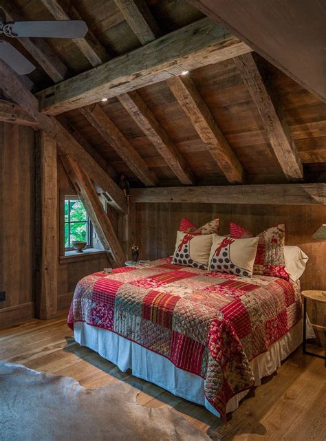 Cozy Rustic Attic Bedrooms Cozy Guest Bedroom With A
