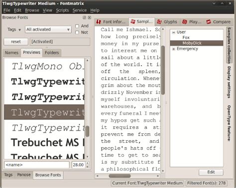 How To Manage Fonts In Linux With Fontmatrix