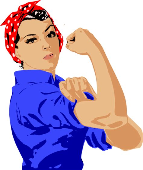 Women With Muscles Cartoon Clip Art Library