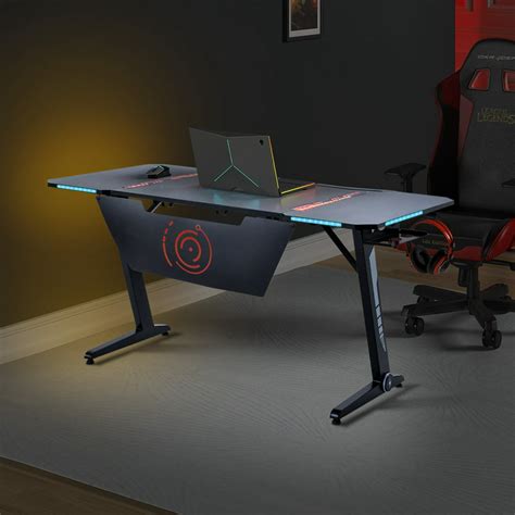 Gaming Desk Large Computer Table Home Office Pc Computer Desk With Rgb