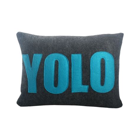 Alexandra Ferguson Modern Lexicon Yolo Decorative Throw Pillow