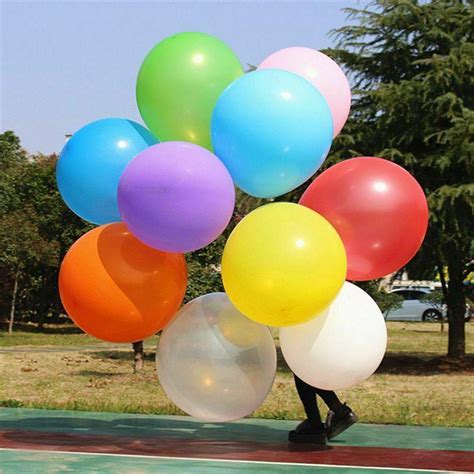 Multicolor Decoration Party 36 Inch Big Latex Balloons Shopee Philippines