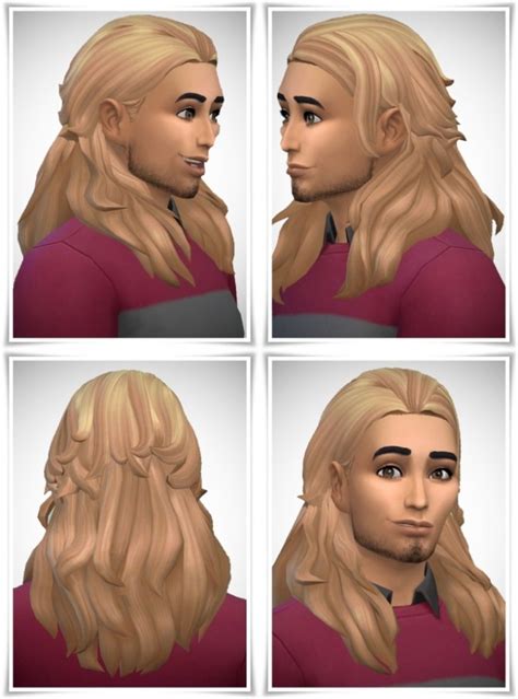 Slick Back Long Hair Male At Birksches Sims Blog Sims 4 Updates
