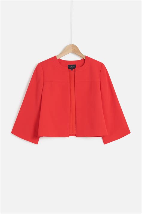 veste pauline rouge femme