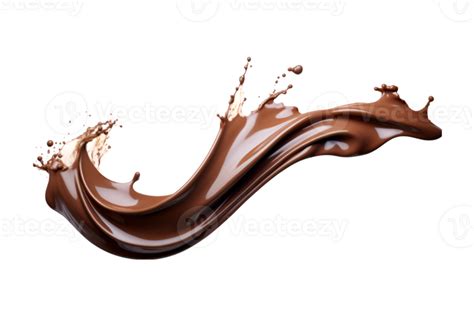 Chocolate Splash Isolated On A Transparent Background 27182162 Png