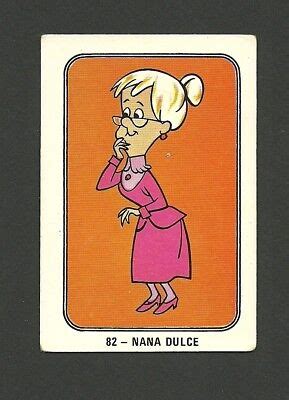 PRECIOUS PUPP GRANNY Vintage 1960s Hanna Barbera Cartoon Card From