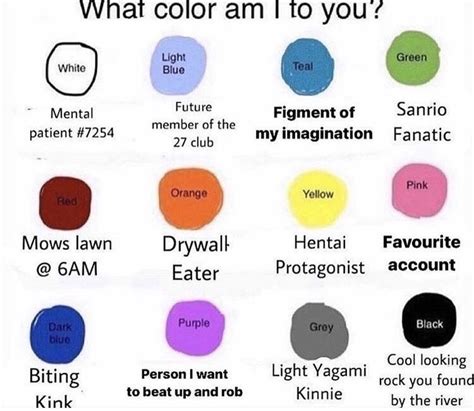 I Dare You What Color Am I What Color Am I To You What Vibe Do I Give Off
