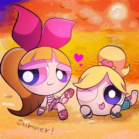 Blossom And Bubbles Are Ready For Summer Powerpuff Girls