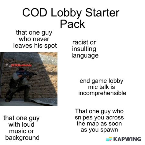 Cod Lobby Starter Pack Rstarterpacks Starter Packs Know Your Meme