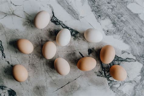 Fresh Eggs Food Organic Eggs Easter Flatlay Flat Lay Ingredient