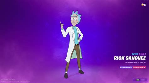 Rick And Morty Fortnite Crossover The Adult Swim Character Joins Season 7 S Battle Pass Pc Gamer