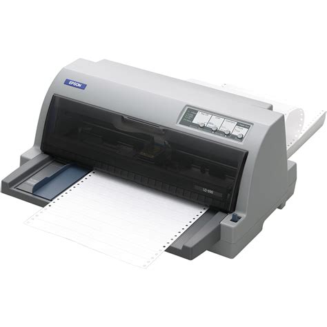 This flexible and compact printer can easily . Epson LQ-690 A4 Mono Dot Matrix Printer - C11CA13051