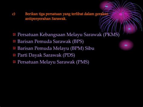 Persatuan kebangsaan melayu sarawak (1939). PPT - PEMBINAAN NEGARA DAN BANGSA MALAYSIA PowerPoint ...