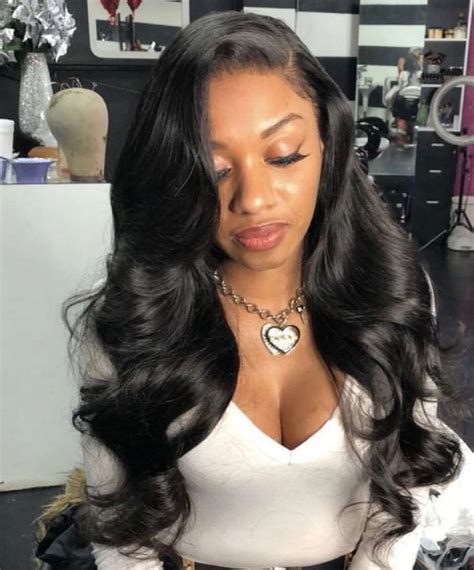 Brazilian Body Wave Sew In With Frontal Closure Hairstyles For Black