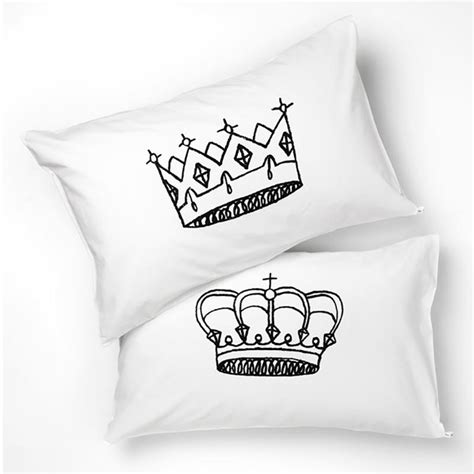 King Queen Pillowcase Set The Gilded Pear Online Shopping