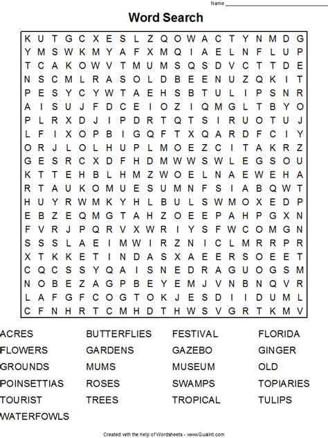 Free Printable Word Search Puzzles Adults Large Print Free Printable Hard Word Searches