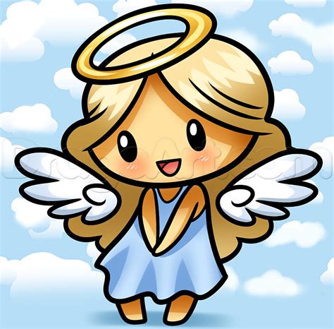 Drawing A Chibi Angel Step By Step Chibis Draw Chibi Anime Draw