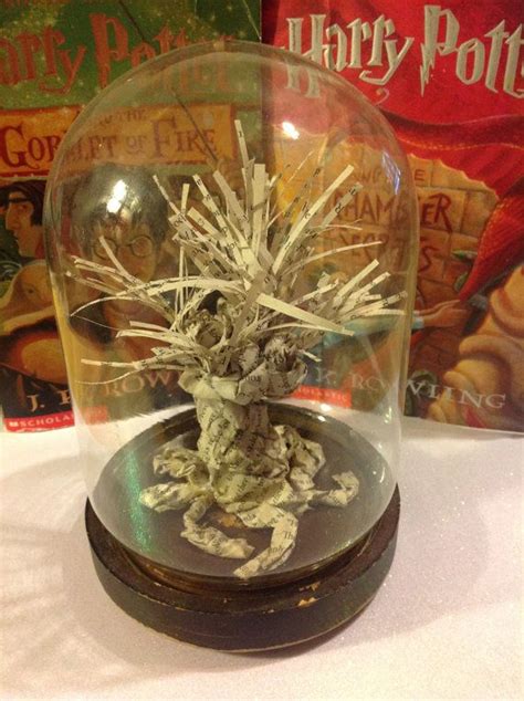 Harry Potter Whomping Willow Made From Real Book Pages from authorish