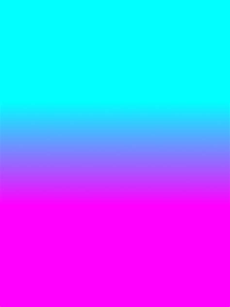 Hot Pink And Neon Aqua Blue Ombre Shade Color Fade A Line Dress By