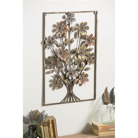 Maybe you would like to learn more about one of these? Andover Mills™ Metal Flower With Frame Wall Décor | Wayfair