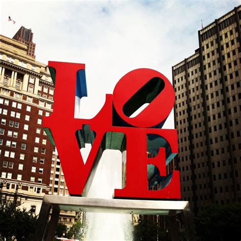 Love Statue Downtown Philly If You Love Outdoor Sculpture And Murals