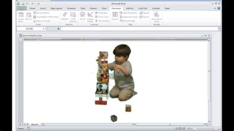 Microsoft Excel Spreadsheet Vba Stop Motion Animation Youtube