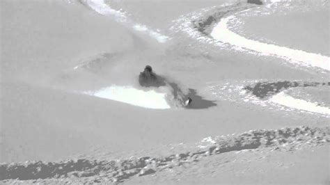 Snowmobiling In Deep Powder Slow Motion Youtube