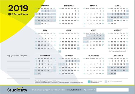School Terms And Public Holiday Dates For Qld In 2019 Studio 1039x1490