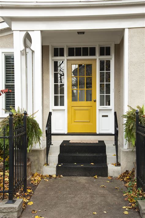25 Inspiring Exterior House Paint Color Ideas Mustard Yellow Exterior